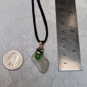 Handcrafted Wire wrapped Sea Glass pendant